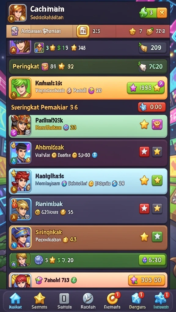 Berbagai pilihan tema slot yang beragam.