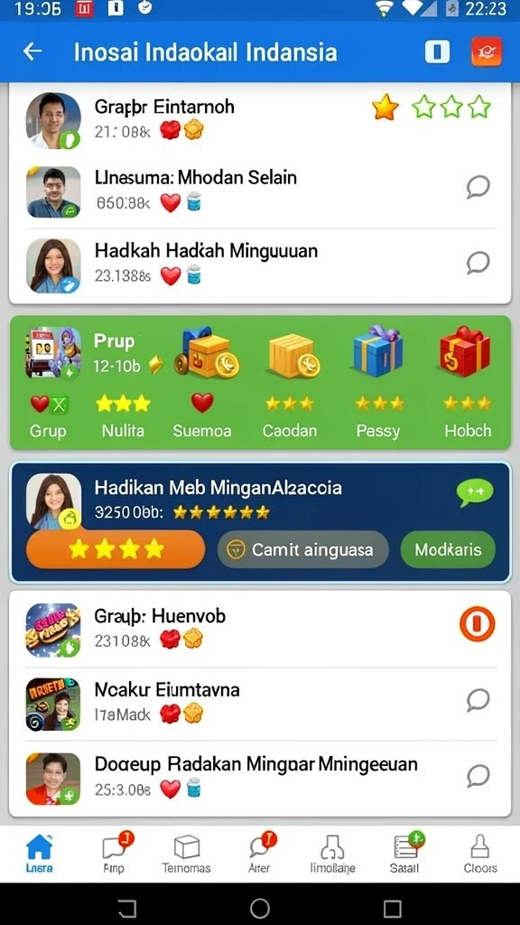 Komunitas aktif yang mendukung interaksi antar pemain.