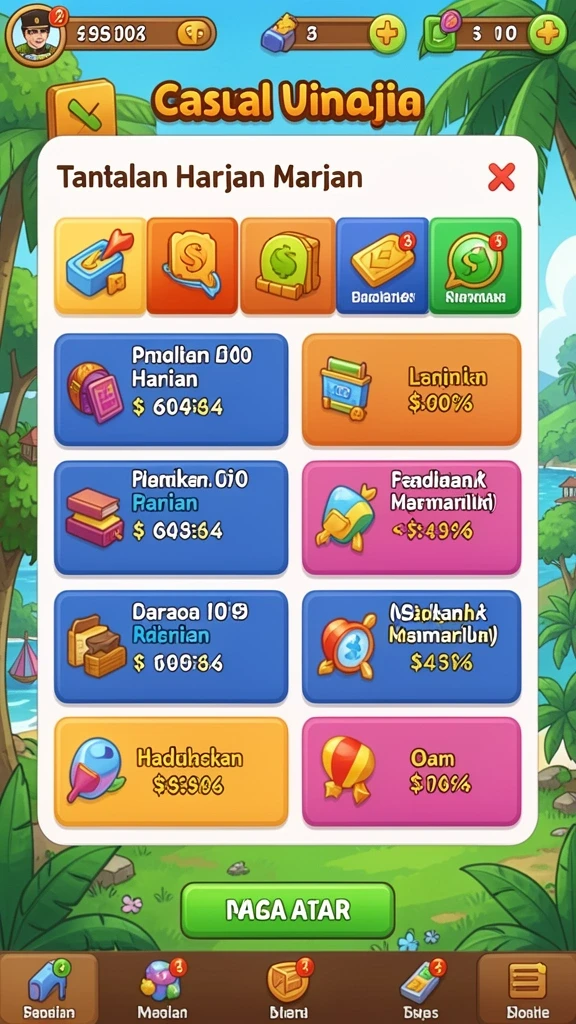 Mode permainan kompetitif yang seru.