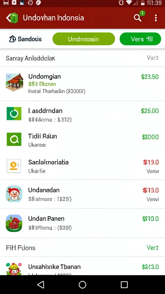 Tampilan antarmuka yang menarik dan mudah digunakan.
