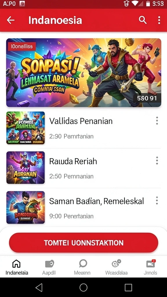 Tampilan antarmuka yang ramah pengguna dan menarik.