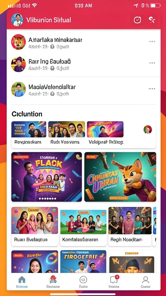 Beragam pilihan permainan menarik dan menantang.