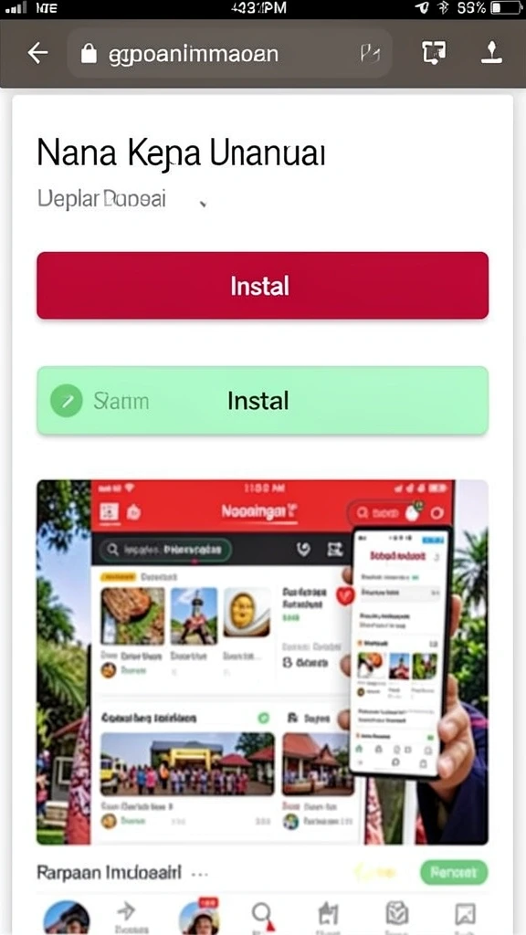 Tampilan antarmuka yang intuitif dan menarik.