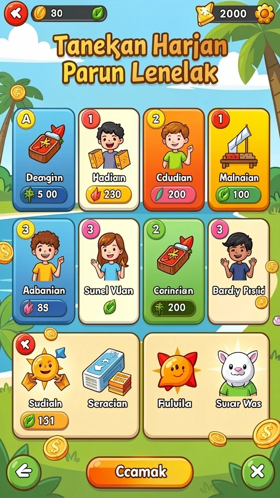 Bonus harian yang menguntungkan bagi pengguna.