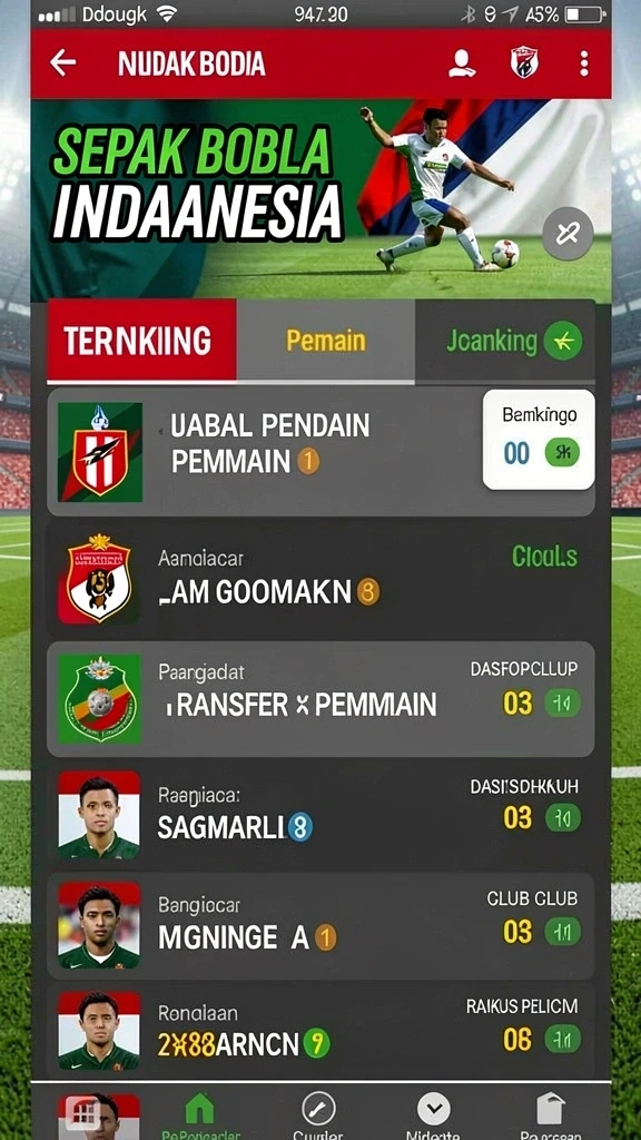 Tampilan antarmuka CUCUTOTO yang menarik dan user-friendly.