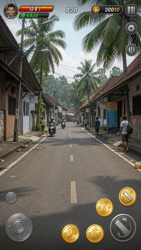 Berbagai karakter unik siap untuk dimainkan.