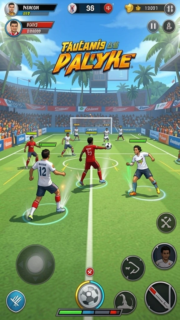 Tampilan awal permainan F32 yang menarik.