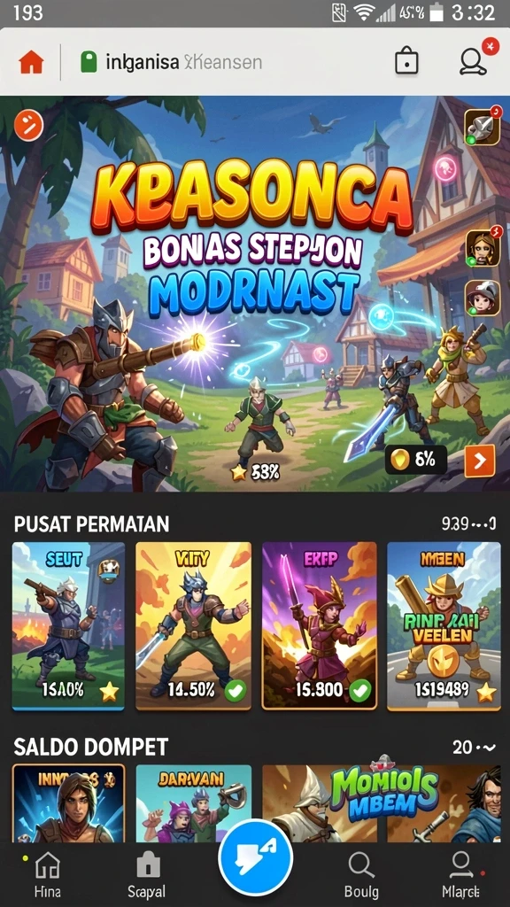 Antarmuka pengguna yang menarik dan intuitif.