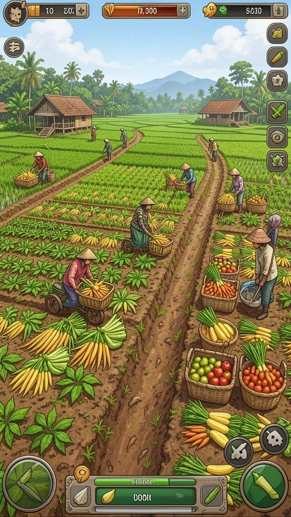 Fitur permainan yang beragam dan seru.