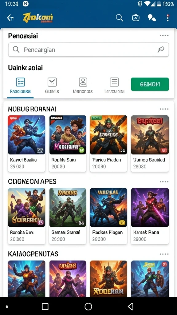 Tampilan antarmuka KEREN777 yang menarik.