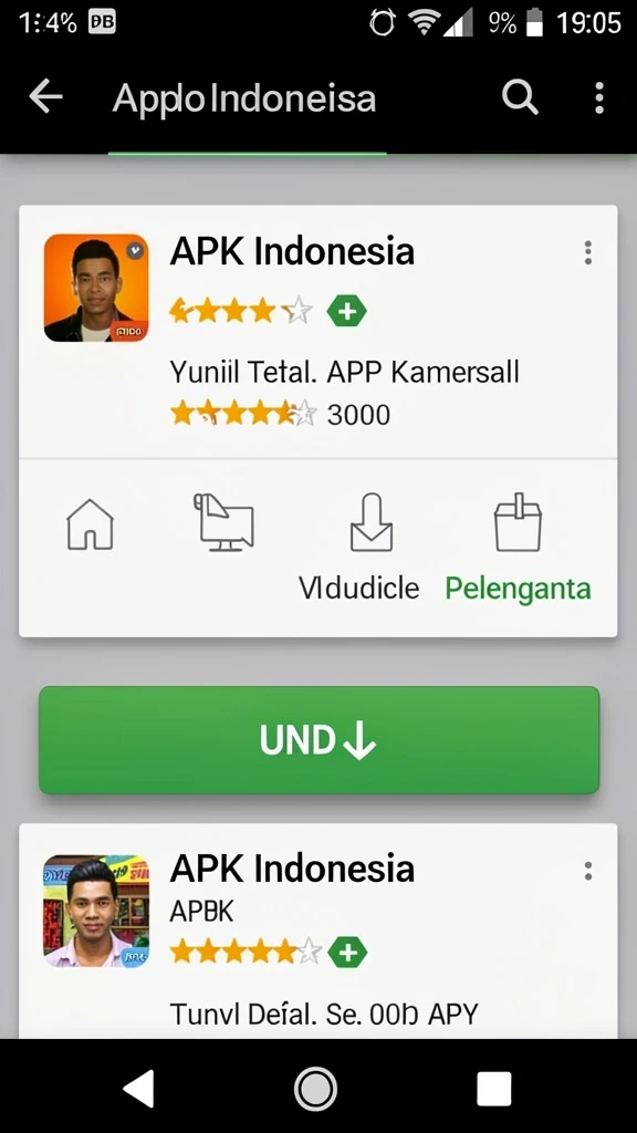 Tampilan awal aplikasi LG111 yang menarik.