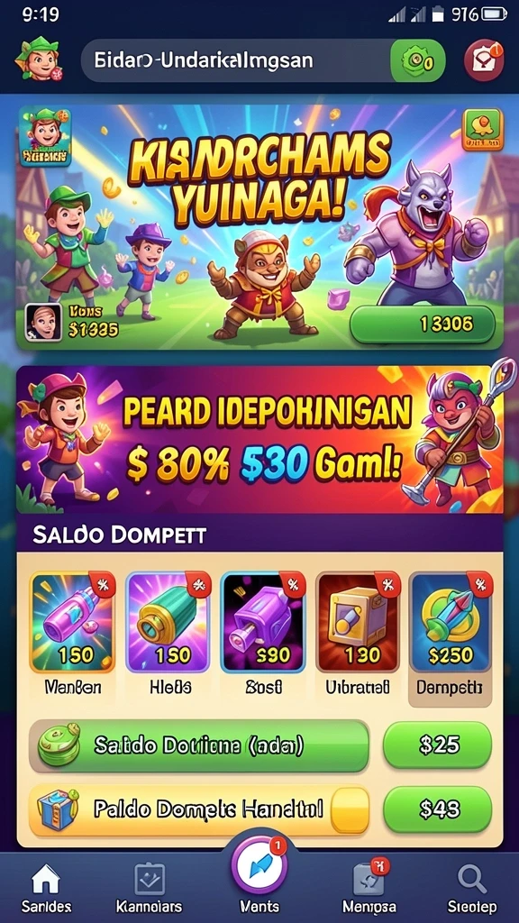 Beragam pilihan permainan slot yang bervariasi.
