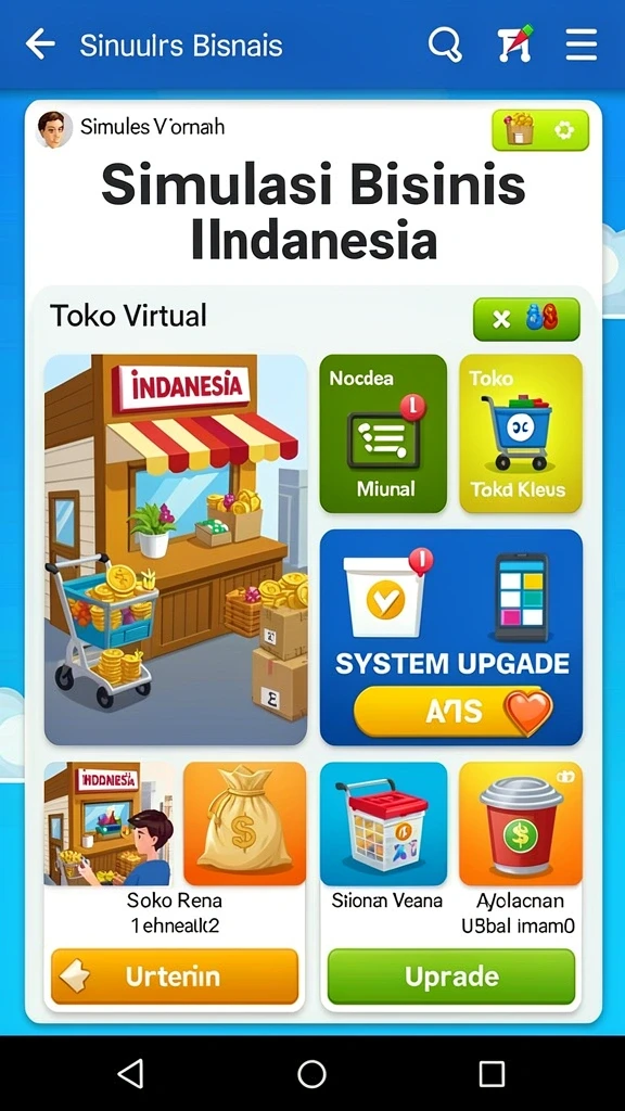 Tampilan leaderboard yang menunjukkan peringkat pemain.