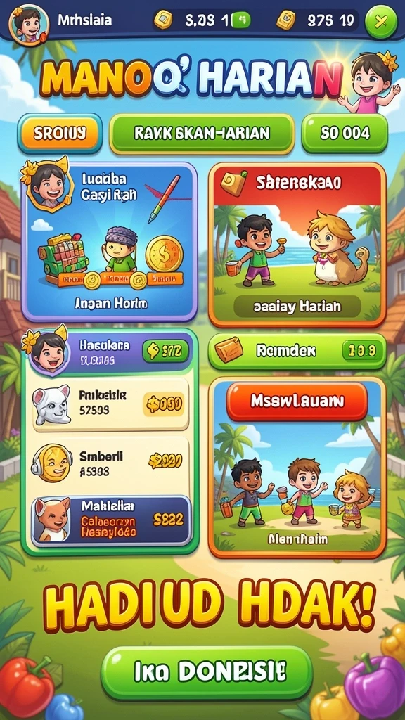 Tampilan antarmuka aplikasi yang menarik dan intuitif.