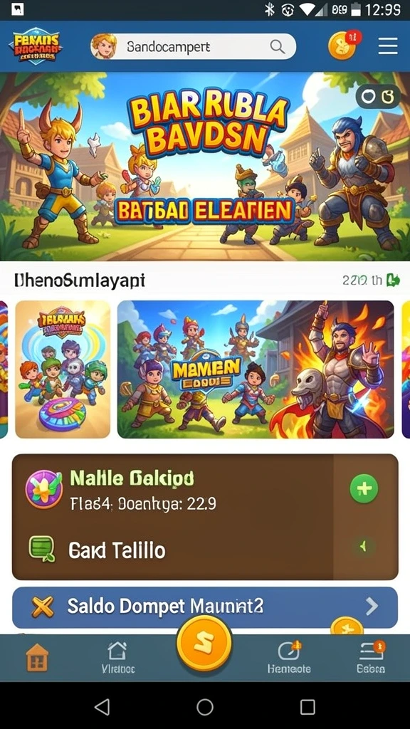 Screenshot menunjukkan tampilan antarmuka pengguna yang menarik.
