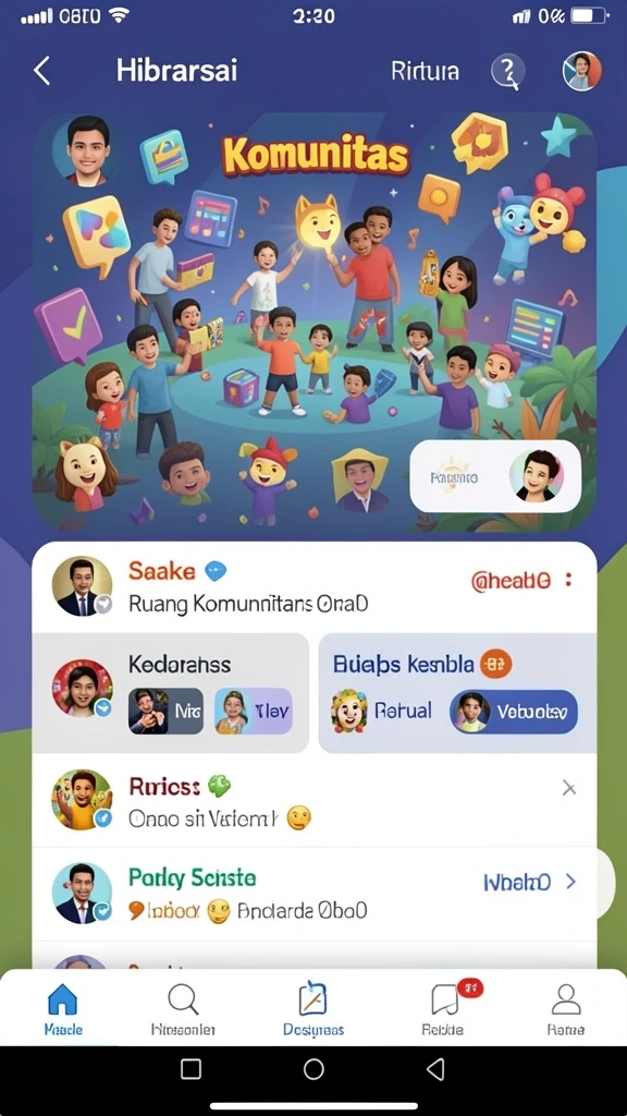 Bergabung dengan pemain lain dalam permainan seru dan menantang.