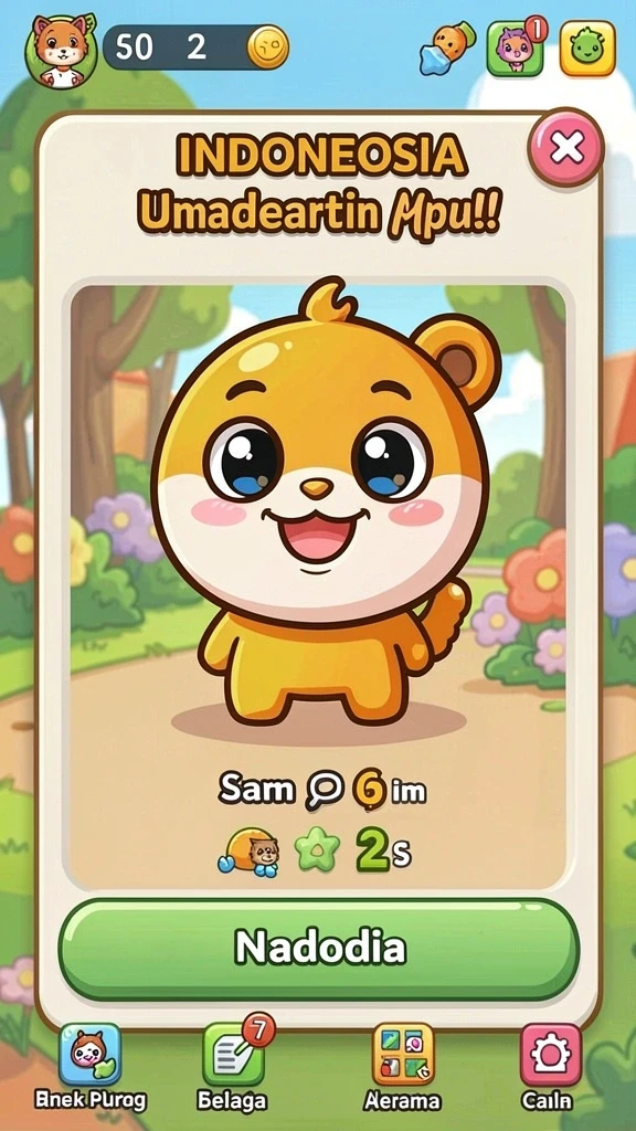 Keseruan bermain dengan teman secara online.