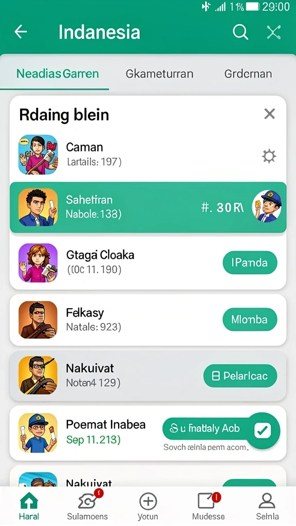 Tampilan antarmuka yang menarik dan mudah digunakan.