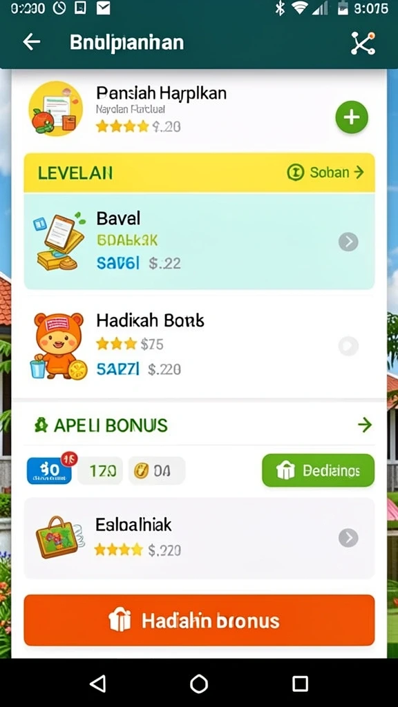 Tampilan antarmuka yang ramah pengguna.